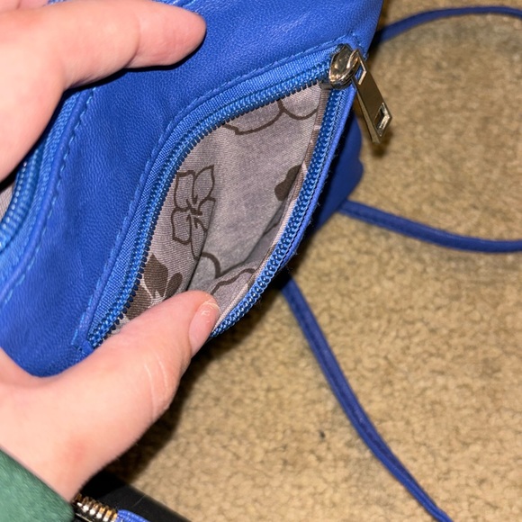 Blue Flower Crossbody Purse - Picture 4 of 5